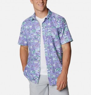 Camasa Columbia® PFG Super Slack Tide Barbati | AMHUOW-274