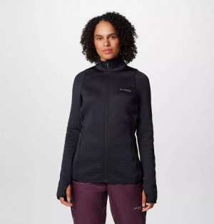 Geaca Columbia® Triple Canyon™ Grid Fleece Full Zip Dama Negrii | WKDZCT-312