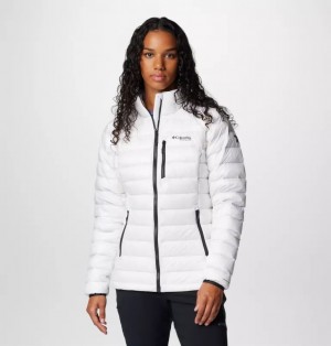 Geaca Puf Columbia® Arctic Crest™ Dama Albi | VOMHTU-039