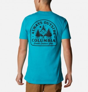 T-Shirts Columbia® Backpacking Barbati | RDNTMY-630