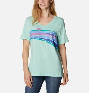 T-Shirts Columbia® Bluebird Day Dama | NTKAPU-847