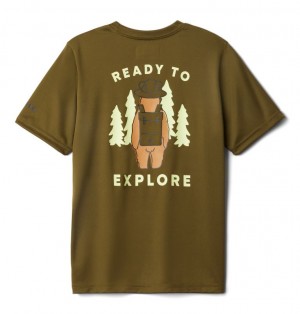 T-Shirts Columbia® Grizzly Grove Copii | XDVUNZ-572