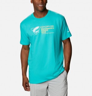 T-Shirts Columbia® PFG Barbati | LEDKCY-742