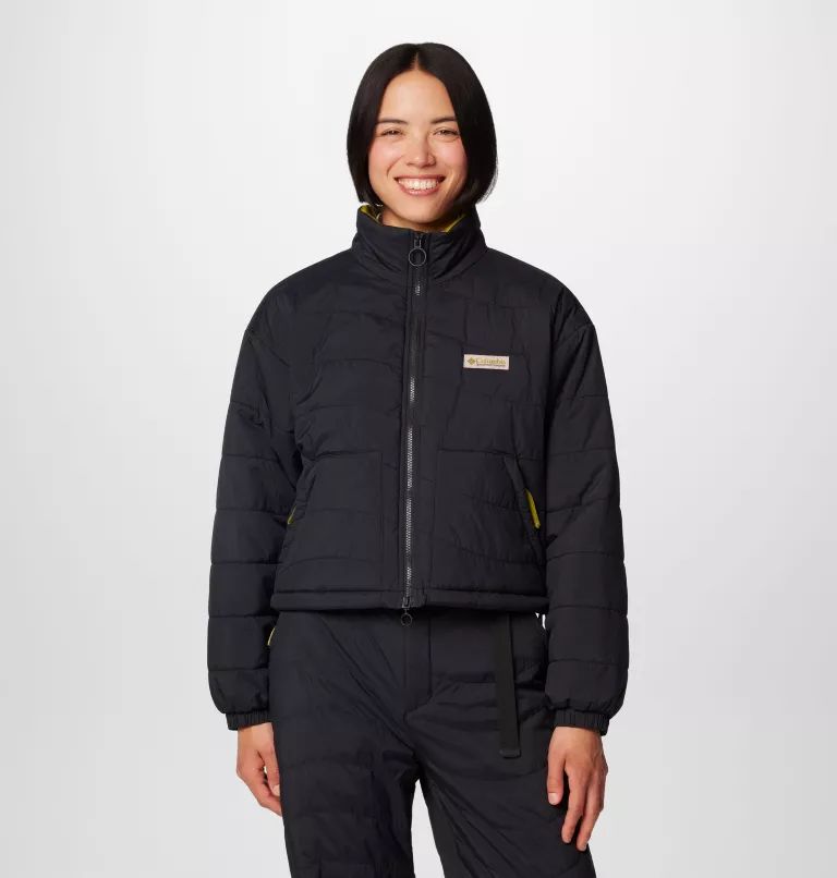 Geaca Columbia® Wallowa™ Insulated Cropped Dama Negrii | XBITPG-352