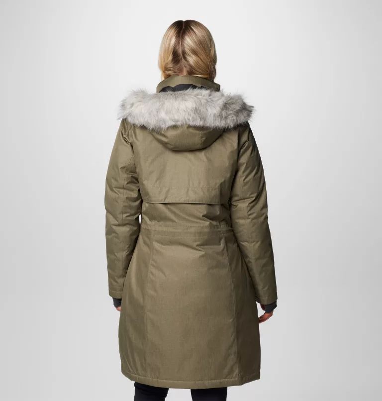 Geaca Puf Columbia® Apres Arson™ II Winter Long Dama Verzi | SQHMOZ-140