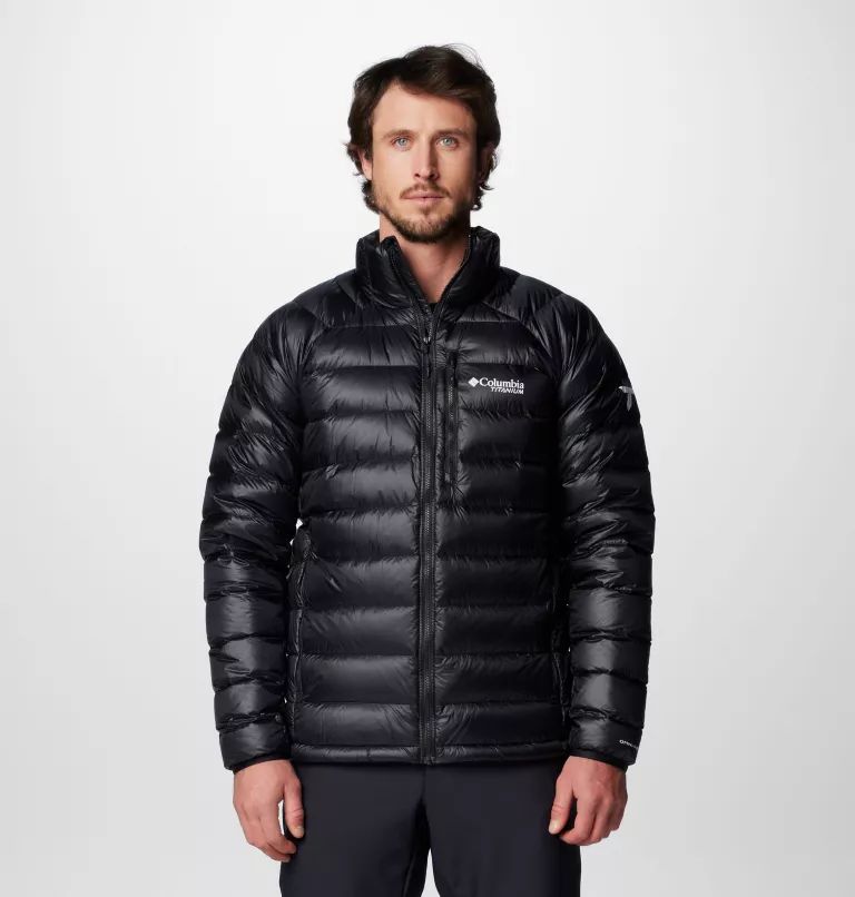 Geaca Puf Columbia® Arctic Crest™ Barbati Negrii | SXATQO-134