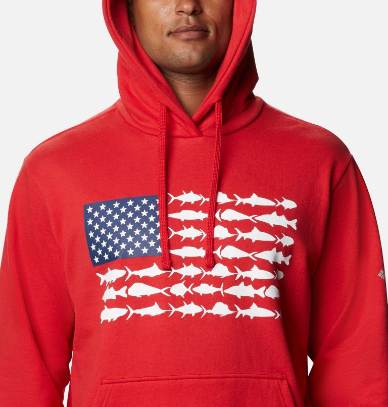 Hoodies Columbia® PFG Fish Flag Barbati | BMJVUT-905