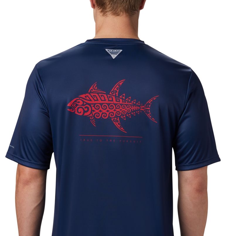 T-Shirts Columbia® PFG Terminal Tackle Barbati | THCARN-384